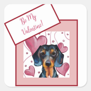  Dachshund   Square Sticker