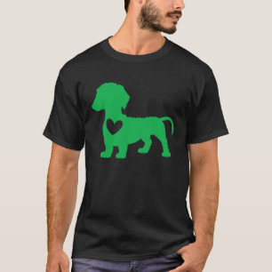 Dachshund St Patrick s Day Wiener Dog Irish Shamro T-Shirt