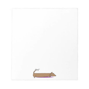 Dachshund stationery notepad