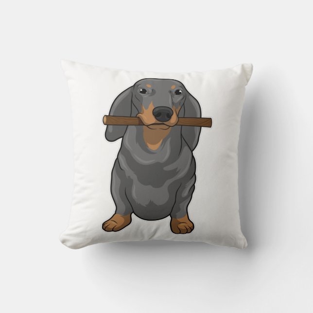 Dachshund Stick Cushion (Front)