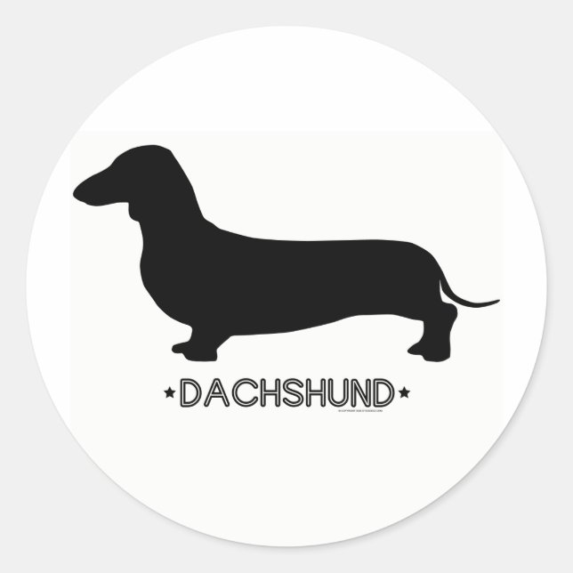 Dachshund Sticker (Front)