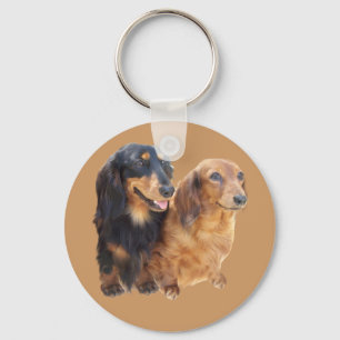 Dachshund Sweeties Keychain