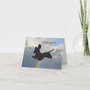 Dachshund Sympathy Card
