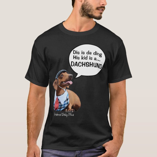 Dachshund T-Shirt Dad (Front)