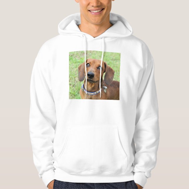 Dachshund T-Shirt Hoodie (Front)