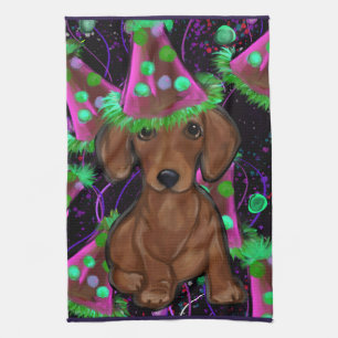 Dachshund          tea towel
