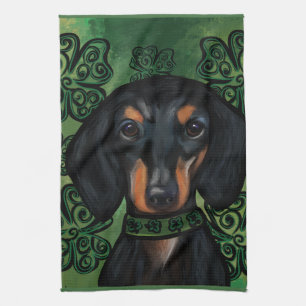 DACHSHUND TEA TOWEL