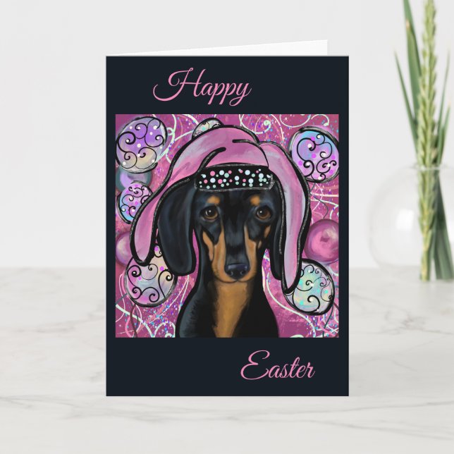 DACHSHUND     THANK YOU CARD (Front)
