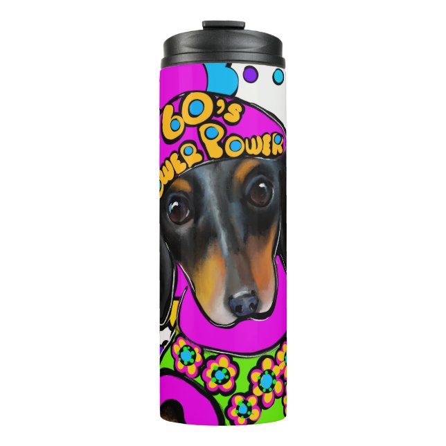 DACHSHUND  THERMAL TUMBLER (Front)