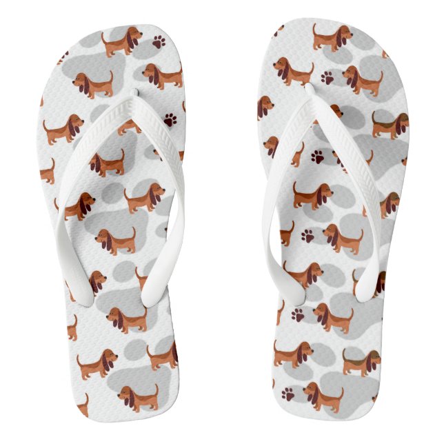 Dachshund  thongs (Footbed)