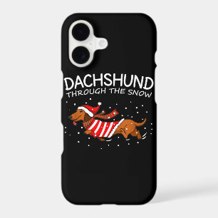 Dachshund Through The Snow Funny Dog Christmas