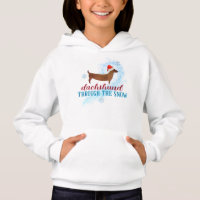Dachshund Through the Snow Santa Dog Christmas
