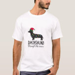 Dachshund Through The Snow T-Shirt<br><div class="desc">Dachshund Through The Snow</div>