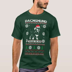 Dachshund Through The Snow T-Shirt