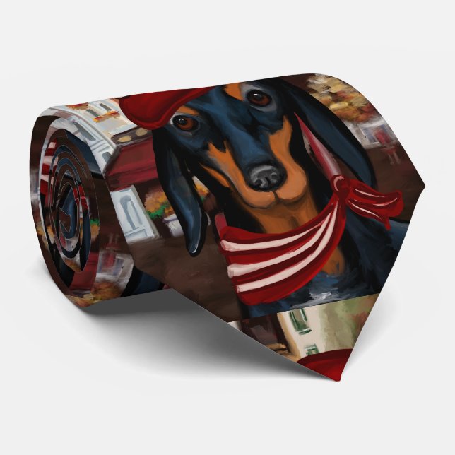 Dachshund   tie (Rolled)