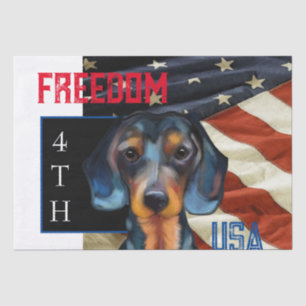 Dachshund      tissue paper