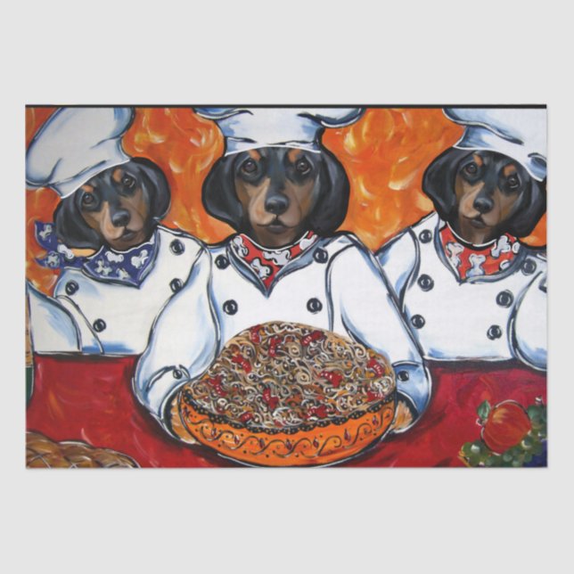 DACHSHUND   TISSUE PAPER (Front)