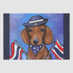 Dachshund    tissue paper