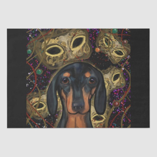 Dachshund         tissue paper (Front)