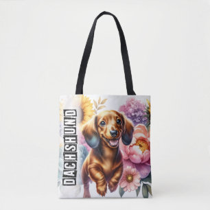 Dachshund tote bag