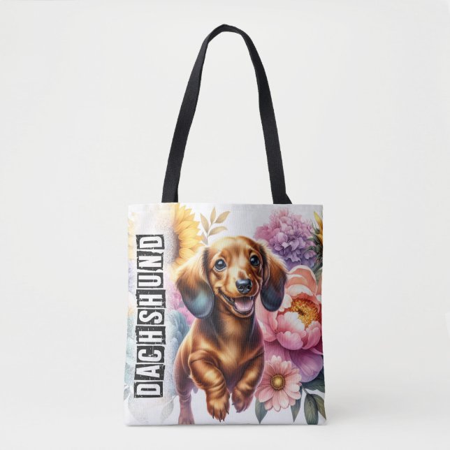 Dachshund  tote bag (Front)