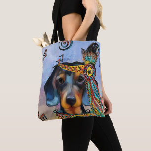 DACHSHUND TOTE BAG