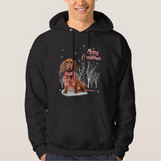 Dachshund Tree Merry Christmas Dachshund Xmas For  Hoodie