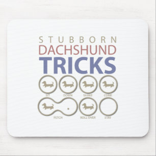 Dachshund Tricks, Funny Dog Jokes Mouse Pad