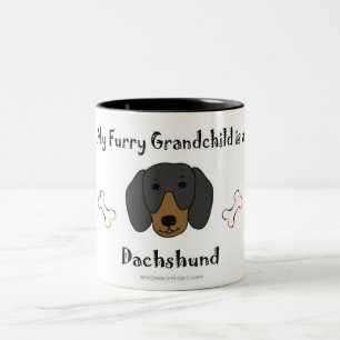 dachshund Two-Tone coffee mug