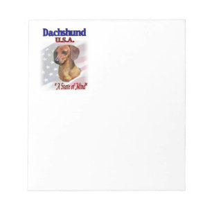 Dachshund USA Notepad