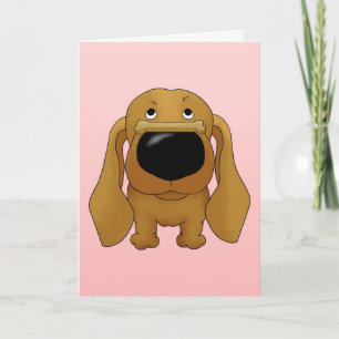 Dachshund Valentine's Day Card