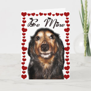Dachshund Valentine's Day Card