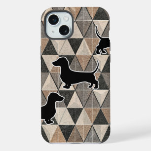 Dachshund Walking iPhone 15 Plus Case