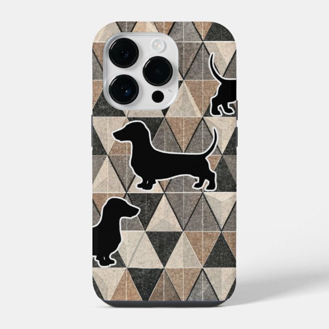 Dachshund Walking iPhone Case (Back)