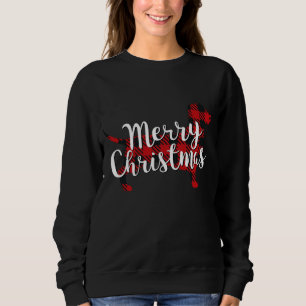 Dachshund Weiner Christmas Dog Mum Dad Plaid Gift Sweatshirt