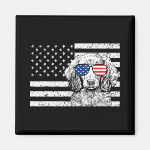 Dachshund Weiner Dog 4th Of July Us American Flag Magnet