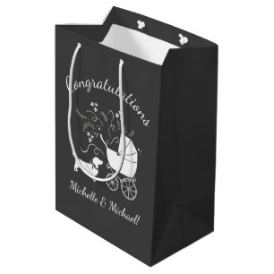 Dachshund Weiner Dog Baby Shower Gender Neutral Medium Gift Bag