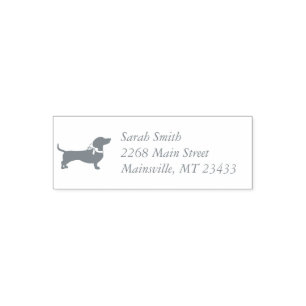 Dachshund Weiner Dog Baby Shower Self-inking Stamp