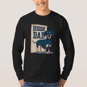 Dachshund Weiner Dog Dachshund Doggie Dad T-Shirt