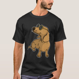 Dachshund Weiner Dog Sun Glasses T-Shirt