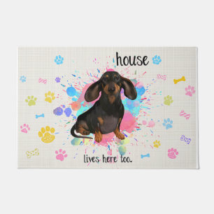 Dachshund Welcome Doormat, Cute Welcome Mats