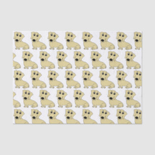 dachshund wheaton cartoon tissue paper
