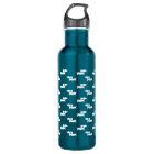 Dachshund Wiener Dog Blue Water Bottle