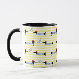Dachshund Wiener Dog Bonjour Mug