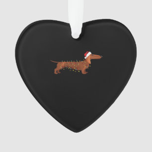 Dachshund Wiener Dog Christmas Light Essential T-S Ornament