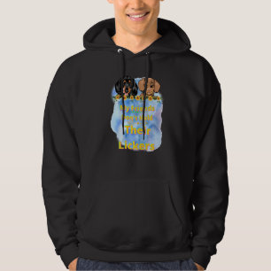 DACHSHUND WIENER DOG FAN MY FRIENDS DON'T HOLD THE HOODIE