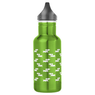 Dachshund Wiener Dog Green Water Bottle