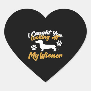Dachshund Wiener Dog Heart Sticker