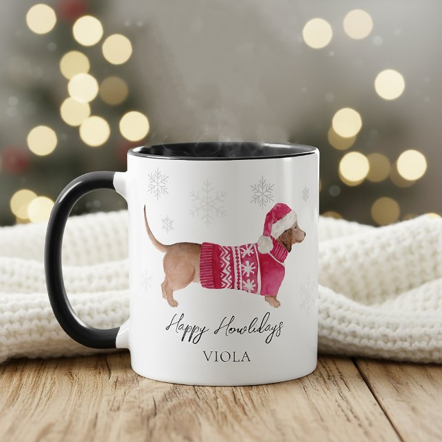 Dachshund Wiener Dog Holiday Season  Mug (Creator Uploaded)