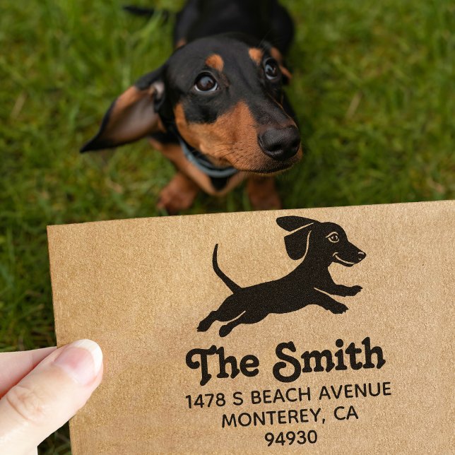 Dachshund Wiener Dog Owner Return Rubber Stamp (Creator Uploaded)